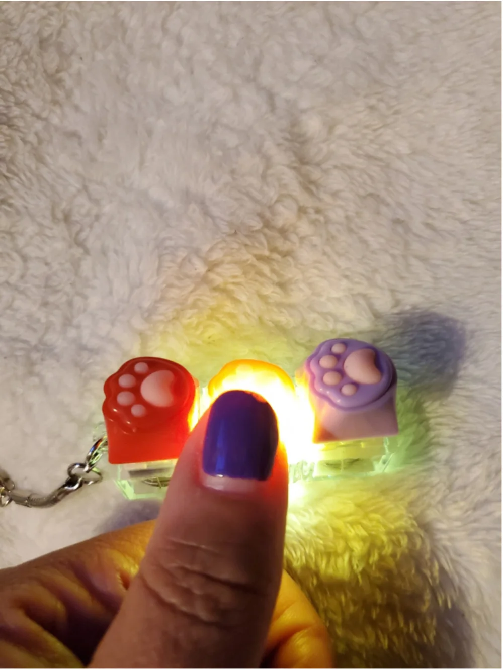 New light up clicker, keychain relax your mind with AMRS sounds